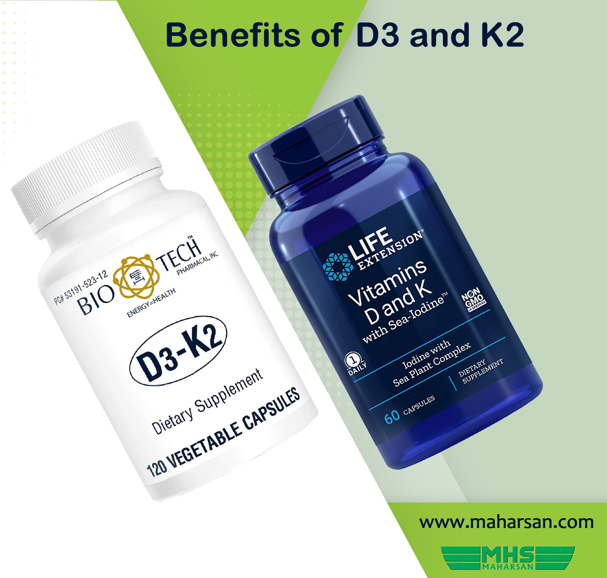 Vitamin D3 နဲ့ K2 တွဲသောက်ရင် ဘာအကျိုးကျေးဇူးတွေရမလဲ