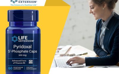 လုပ်ငန်းခွင်မှာအာရုံစူးစိုက်မှုတွေကောင်းပြီးအလုပ်တွေပိုမိုတိုးတက်စေဖို့ဦးနှောက်လုပ်ဆောင်ချက်ကိုအကောင်းဆုံးမြှင့်တင်ပေးနိုင်တဲ့ Life Extension အမှတ်တံဆိပ် Pyrodoxal 5 Phosphate